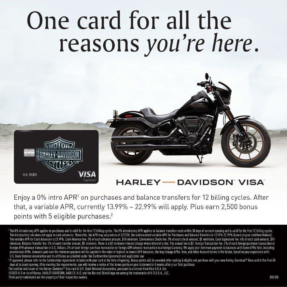H-D Visa | Harley-Davidson Visa Card | Western Reserve Harley ...